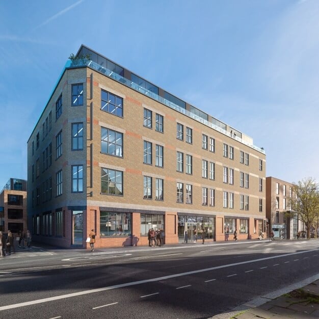 The building at Mare Street, Workspace Group Plc, Hackney