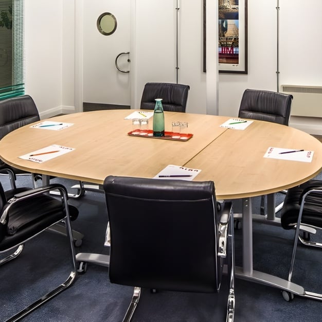 Boardroom at Broadstone Mill, Oxford Innovation Ltd in Stockport, SK1