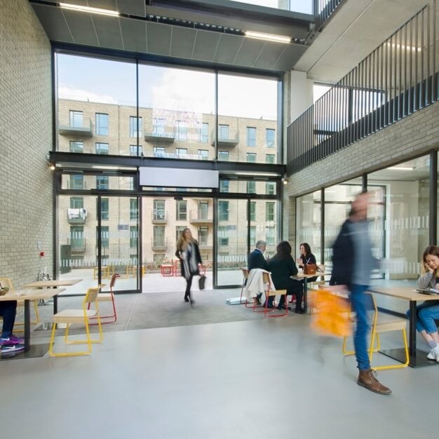 Atrium area at Ladbroke Grove, Workspace Group Plc