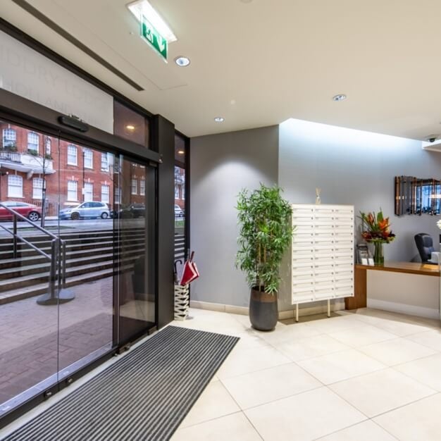 Reception in Holland Street, Kensington Office Group