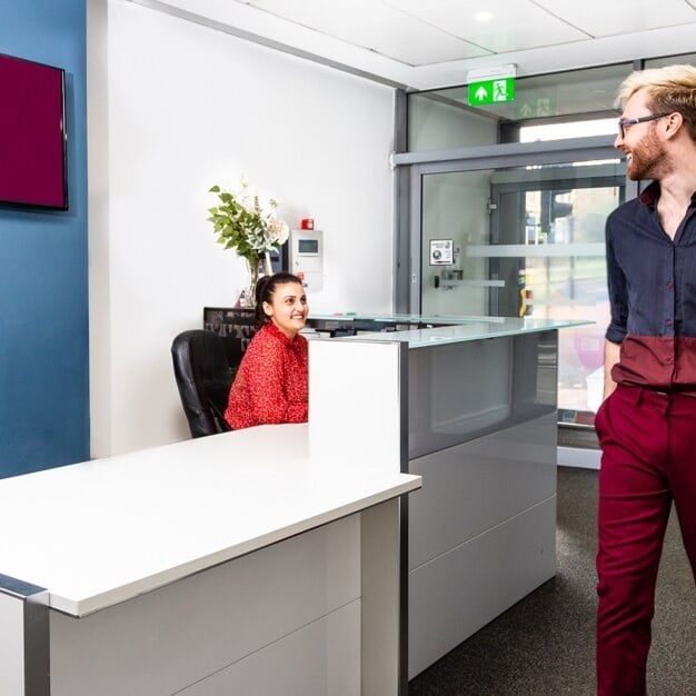 Reception area at Broadacre House, NewFlex Limited (previously Citibase) in Newcastle