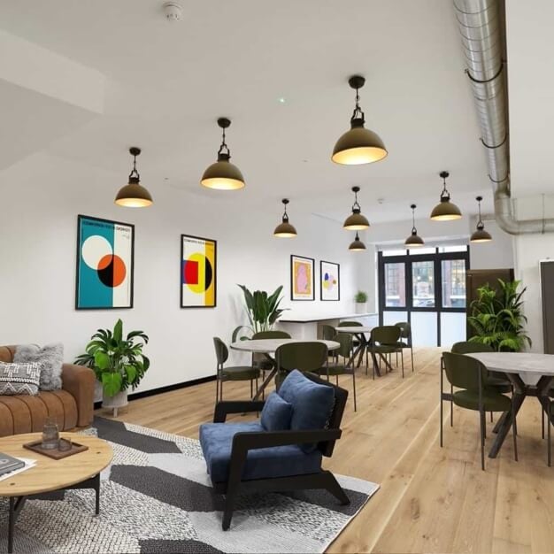 The breakout area - Westland Place, The Brew (Old Street, EC1 - London)