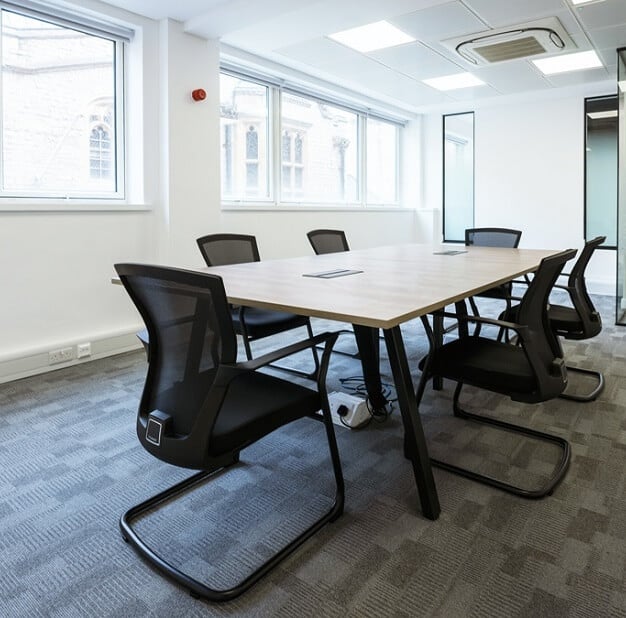 Boardroom at Basinghall Street, Kitt Technology Limited in Moorgate