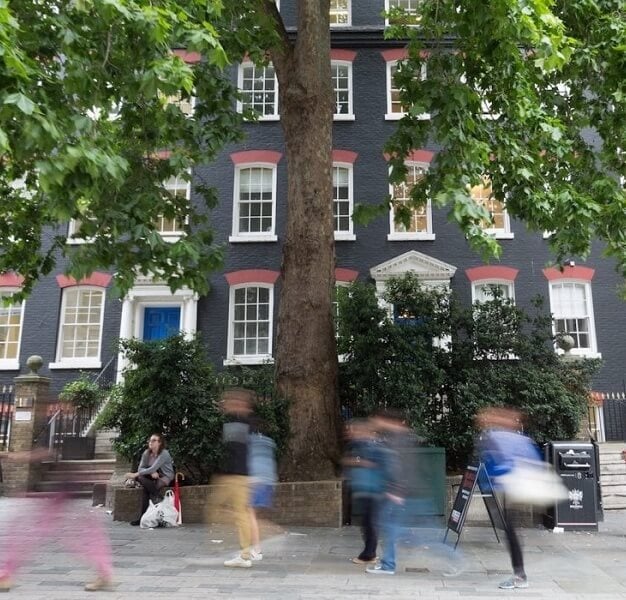 Building outside at Twenty Eight Queen Street, The Boutique Workplace Company, Mansion House