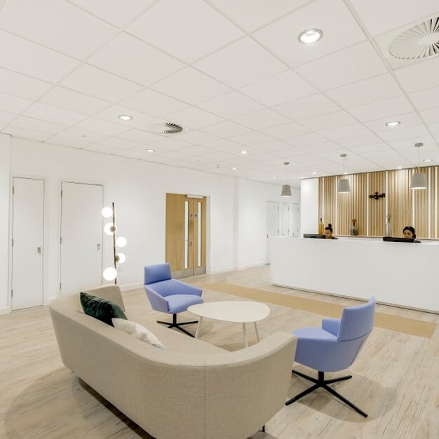 Reception in Innova Park, Regus, Enfield