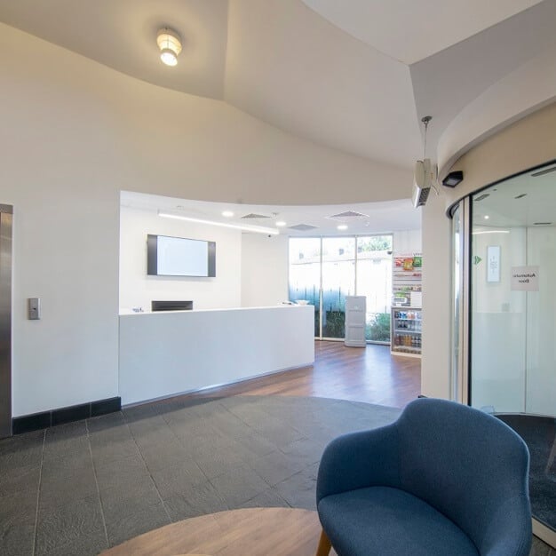 Reception area at London Road, Regus in Staines-upon-Thames