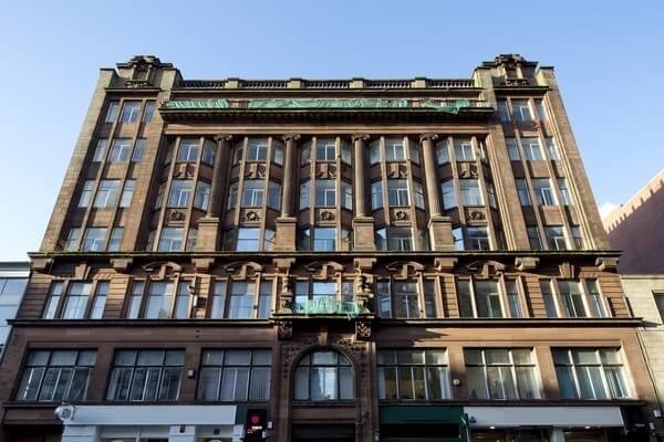 Building outside at Queen Street, Centrum Offices, Glasgow