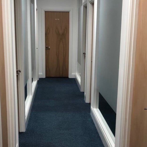 Hallway access at Marlborough Hill, RA Offices, Harrow