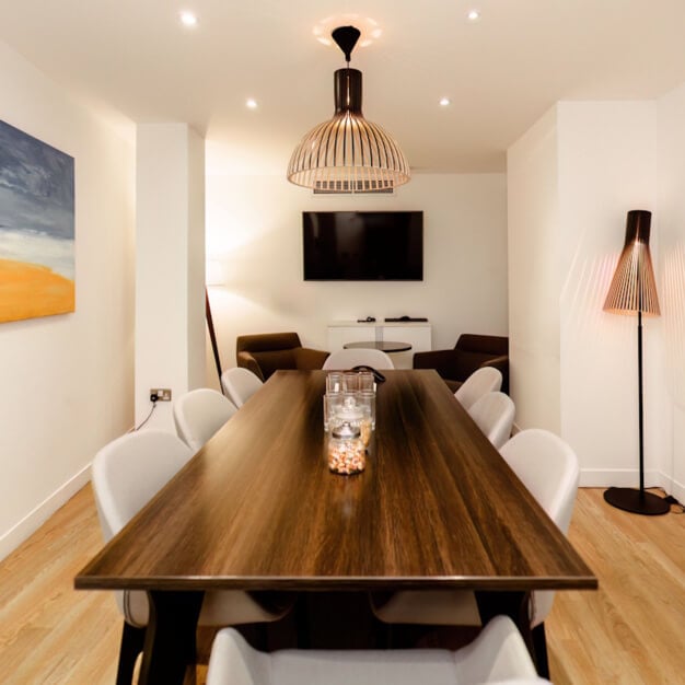 The meeting room at Threadneedle Street, The Boutique Workplace Company in Bank, EC2