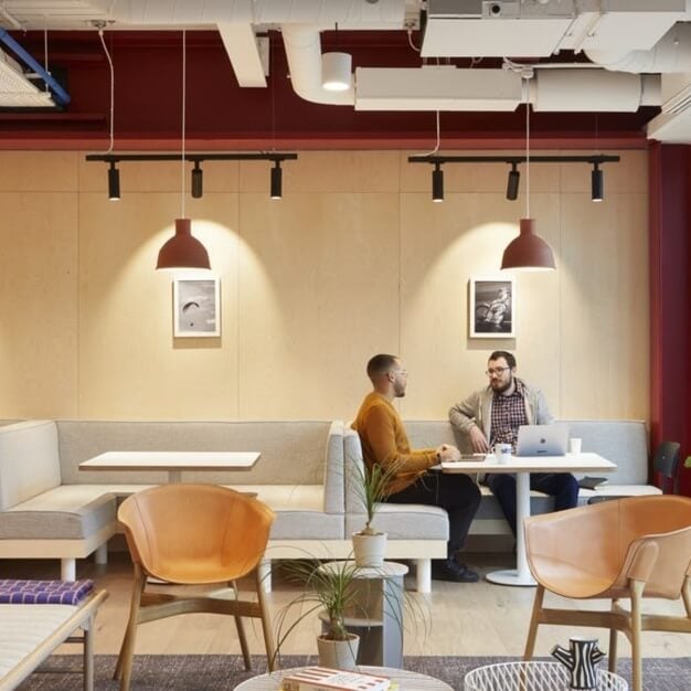 The Breakout area - 70 Wilson Street, WeWork (Shoreditch)