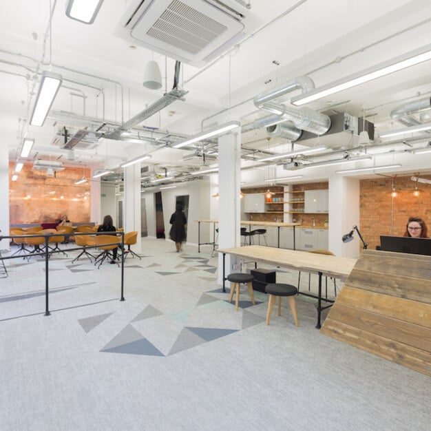 Reception in Grays Inn Road, The Boutique Workplace Company, King's Cross