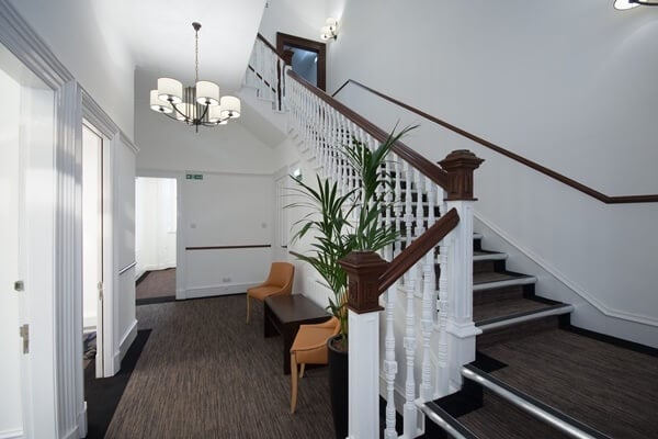 Hallway area at Queen's Gardens, Skene Business Centres in Aberdeen