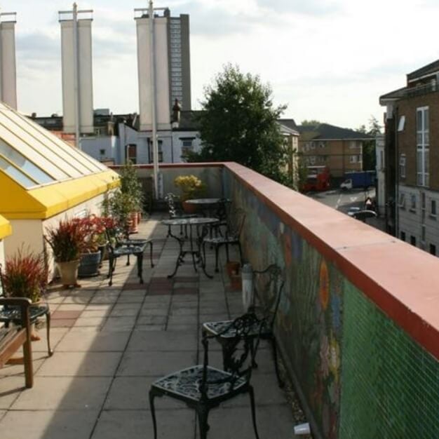 Roof terrace at Paddington Arts, Paddington Arts in Westbourne Park, W11 - London