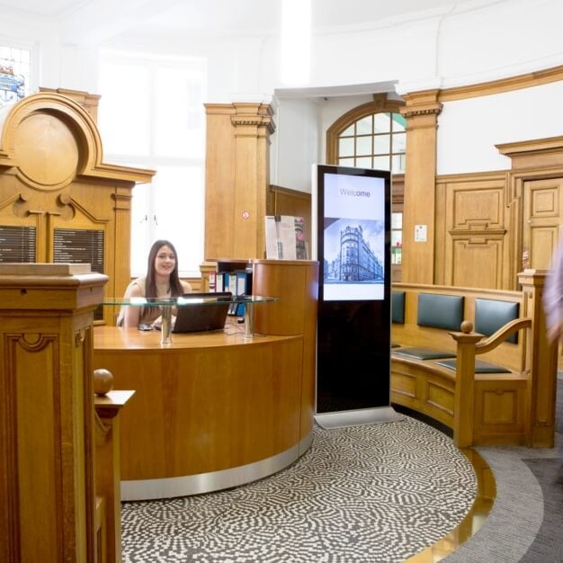 Reception area at Dean Street, NewFlex Limited in Newcastle