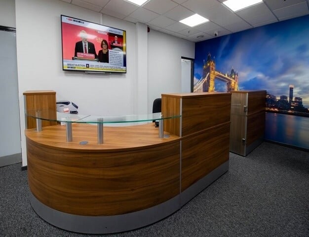 Reception at Howard Chase, ASDI Ltd in Basildon, SS14