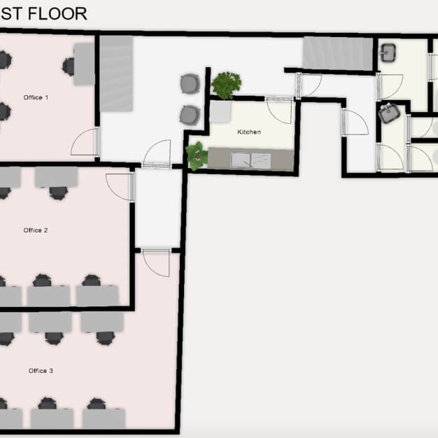 Dedicated workspace in Apple Market Hub, Nammu Workplace Ltd, Kingston upon Thames, KT2 - London